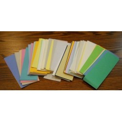 Double Sided Scrap Paper End Cuts - 200 pieces - 2 inches x 6 inches