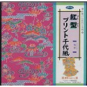Print Chiyogami Paper - 150 mm - 30  sheets