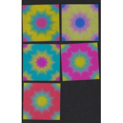 Origami Paper Floral Colored - 051 mm - 180 sheets