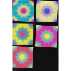 Origami Paper Floral Colored - 051 mm - 180 sheets