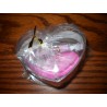 Pastel Lucky Stars In Plastic  Heart Shaped Container - 180 Star Strips