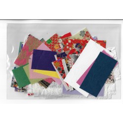 Mixed Washi Scraps - ~ 50 Pieces