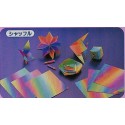 Bright Rainbow Pattern Paper - Six Patterns - 36 sheets