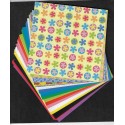 Mixed Origami Papers - Plain and Print - 150mm - 55 sheets