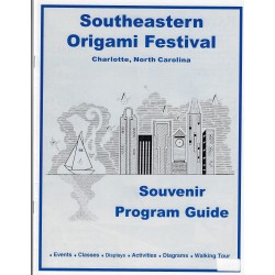 Southeastern Origami Festival Souvenir Program Guide 2000