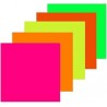 Flourescent Origami Paper - 6 inches -12 sheets