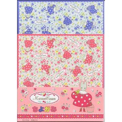 Origami Paper Marron Cream Character Print - 150 mm -  20 sheets