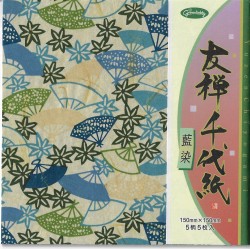 Yuzen Washi Chiyogami Print - 5 Prints - 150mm