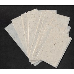 Small Speckle Unryu Paper Scraps - 21 Pieces - 50-90gsm