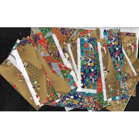 Mixed Washi End Cuts - 54 pieces