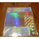 Holographic Paper Samples - Mixed Sizes and Designs - 18 Pieces