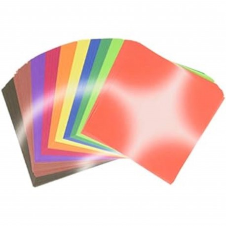 Origami Paper - Harmony Same Print 10 Different Colors - 75mm - 200 sheets