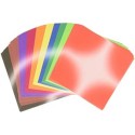 Origami Paper - Harmony Same Print 10 Different Colors - 75mm - 200 sheets