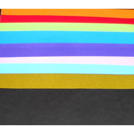 Old Mixed Colors of Origami Paper - 140cm - 22 sheets