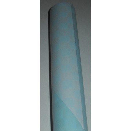 Blue Ichimatsu Design Plastic Wrapping Paper - 60cm x 2m