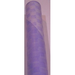 Purple Ichimatsu Design Plastic Wrapping Paper - 60cm x 2m