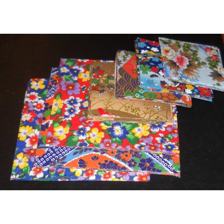 Washi Papers - Mixed Sizes and Patterns - 63 sheets