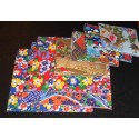 Washi Papers - Mixed Sizes and Patterns - 63 sheets