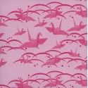 Origami Crane Print Washi Paper - 75mm - 100 sheets