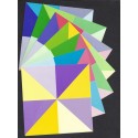 Origami Paper Prism Print - 120 mm - 28 sheets