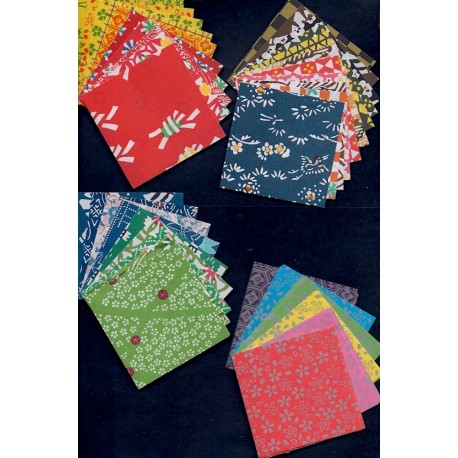 Cute Prints of Small Washi Paper - 75mm - 30 sheets