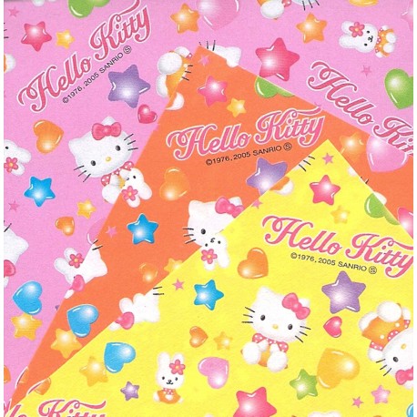 Hello Kitty Origami Paper - 75mm - 50 sheets
