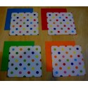 Double-Sided Dot Origami Paper - 75mm - 100 sheets