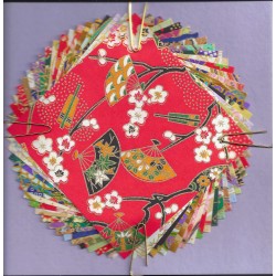 20 Beautiful Washi Papers Mixed Patters - 80mm - 20 sheets