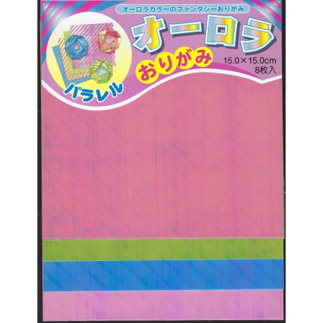 Pearl Sheen Origami Paper - 150mm - 8 Sheets