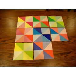 48 Sheets of Prism Origami Paper - 150mm - 48 sheets