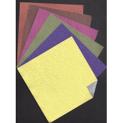 Beautiful Double Sided Momigami Foil Paper - 150mm - 6 sheets