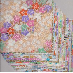 Mixed Prints of High-Quality Washi Paper - 100mm - 20 sheets