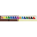 Jumbo Double Colored Origami Paper - 300mm - 15 Sheets
