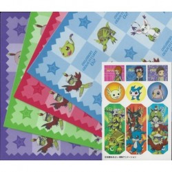 Origami Paper Digimon Characture Print - 150 mm -  20 sheets