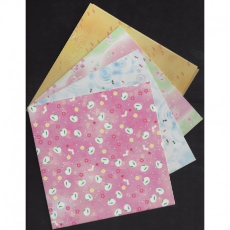 Origami Paper Four Season Chiyogami Print - 150 mm - 36 sheets